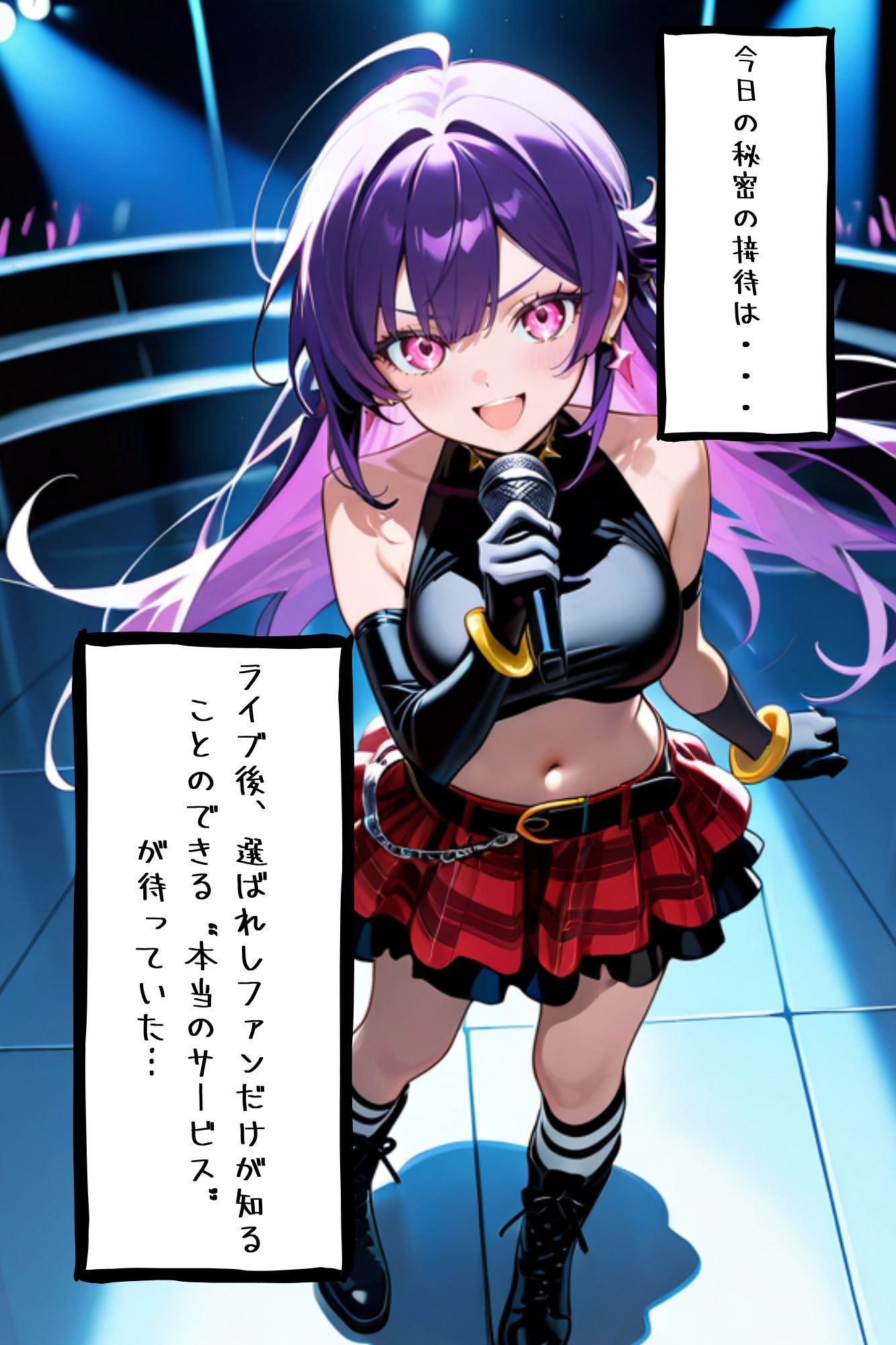 【漫画がアニメ化!】極秘ファンサ・アイドル裏接待 霧島ルカ編|HANA サンプル画像 2