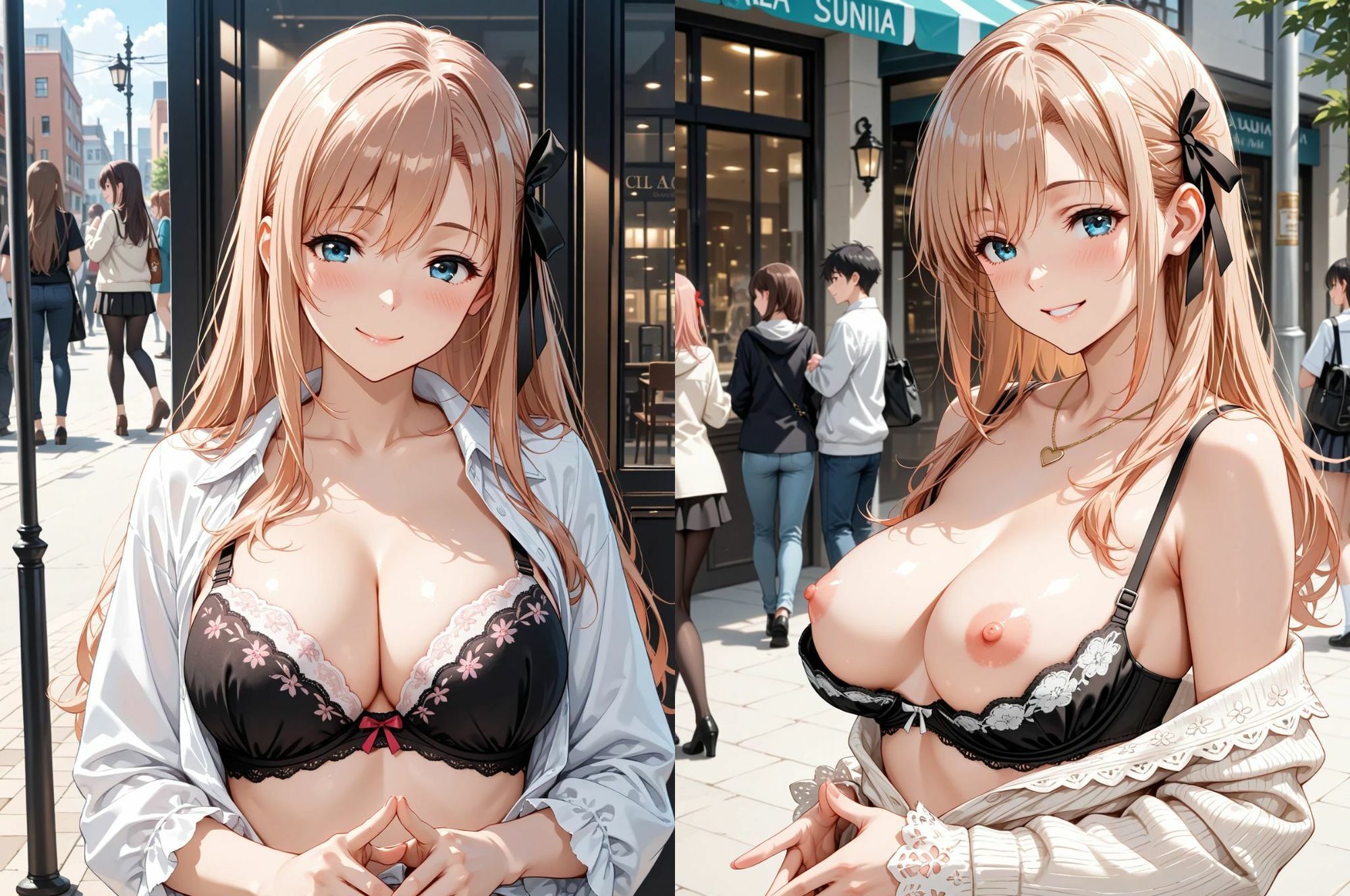 見せたガール優菜との限界！露出デート（はーと）｜Munus(ミューナス) サンプル画像 2