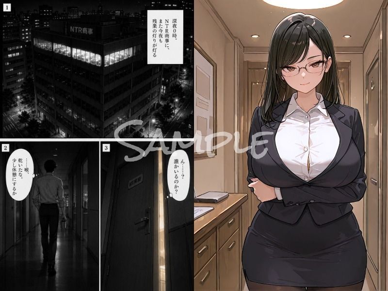 変態オフィス潜入:Hで給料アップ3 〜NTR商事・氷の査定員 綾乃の深夜残業の秘密〜 サンプル画像 3