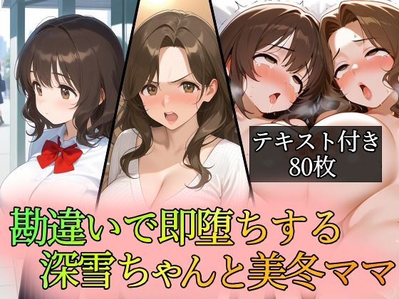勘違いで即堕ちする深雪ちゃんと美冬ママ｜96000
