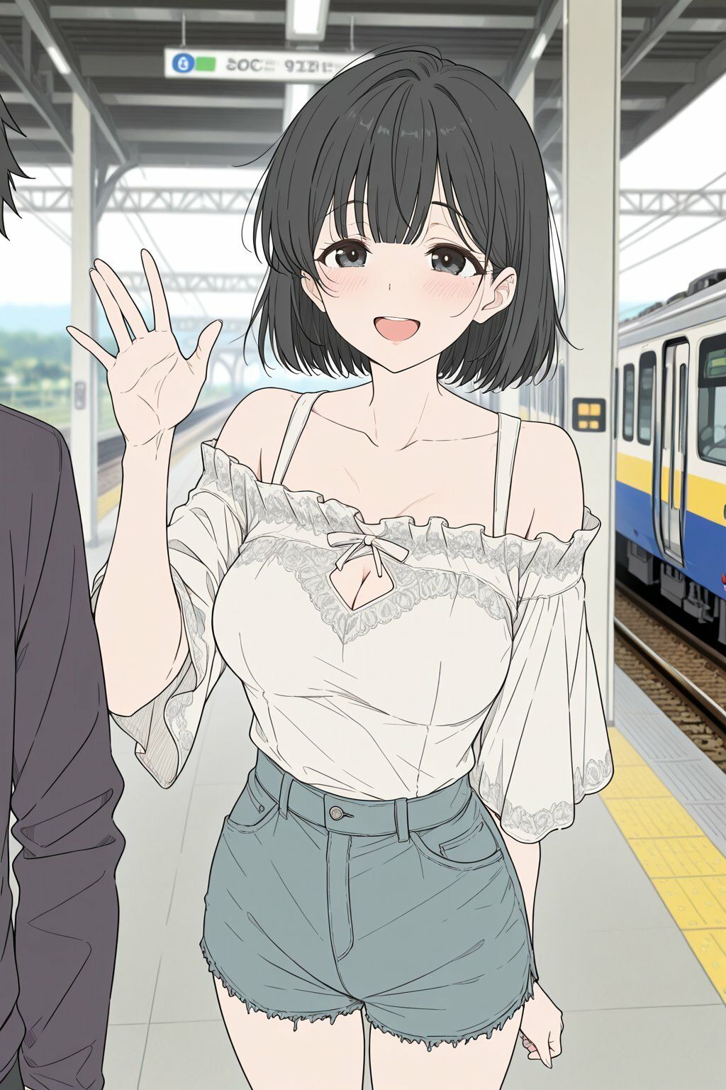 サークルの超巨乳美人な先輩が急にエロエロになった話｜ubi-comics サンプル画像 3