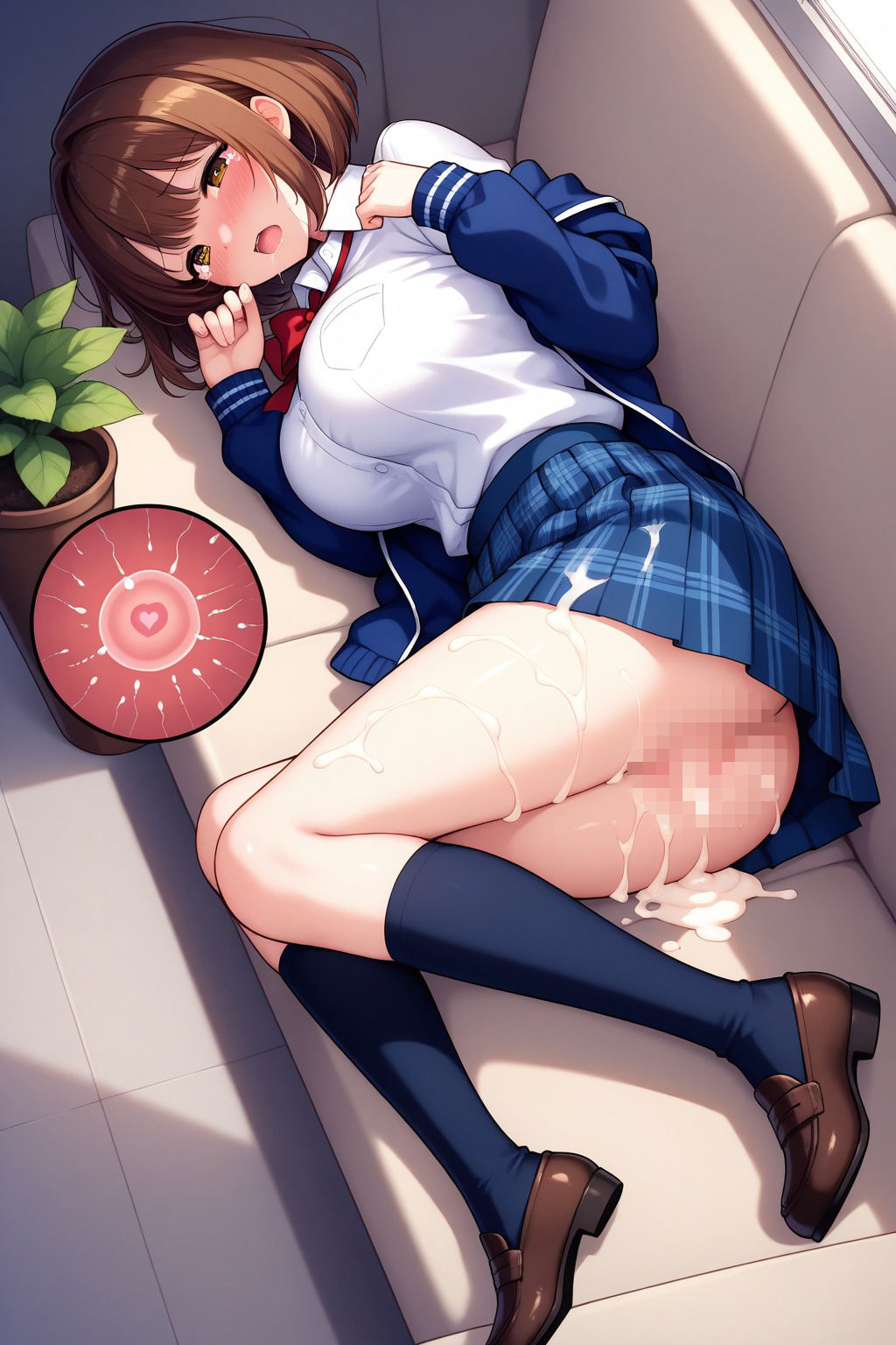 中出しされまくる美女JK サンプル画像 10