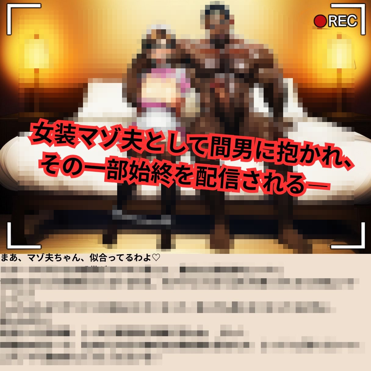 寝取られマゾ夫物語 2 女装編|cuckold愛好家 サンプル画像 2