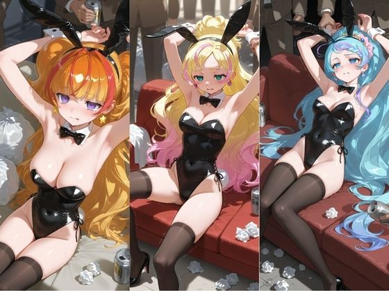 ヒロインが複数男の標的に!! 催●で抵抗できず輪〇地獄!! プ〇キュア 5 サンプル画像 3