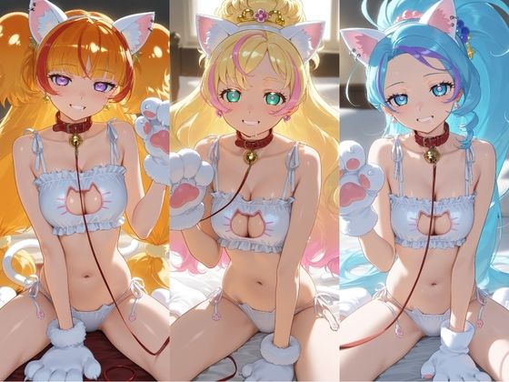 ヒロインが複数男の標的に!! 催●で抵抗できず輪〇地獄!! プ〇キュア 5 サンプル画像 4
