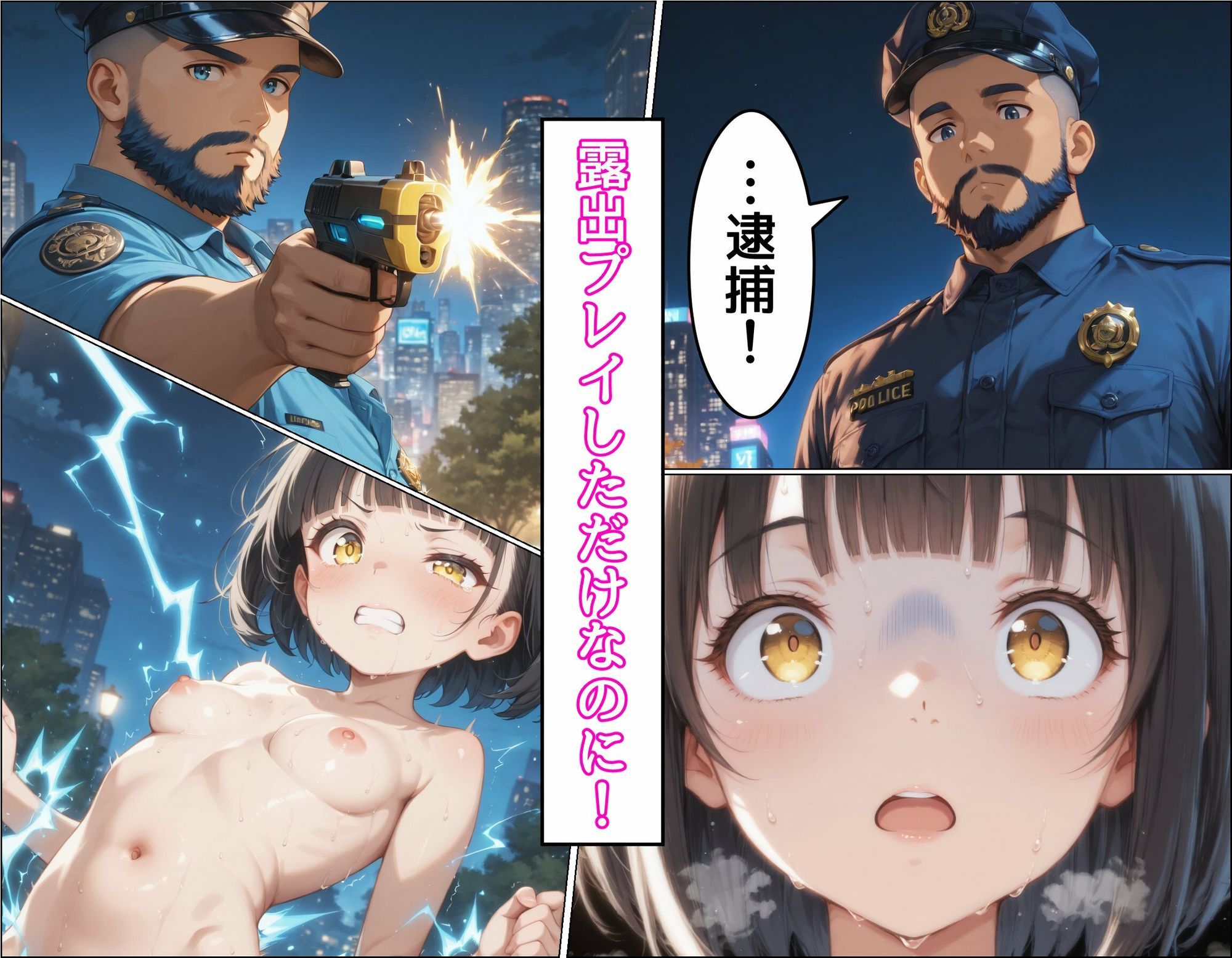 露出プレイしただけなのに！〜監獄種付け〜｜箱の山 サンプル画像 4
