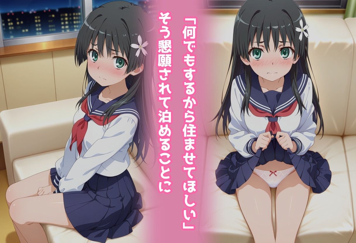 民泊トラブル！？…美少女と突然の強●ルームシェア性活 〜佐●涙子編〜｜アイポスラボ サンプル画像 2