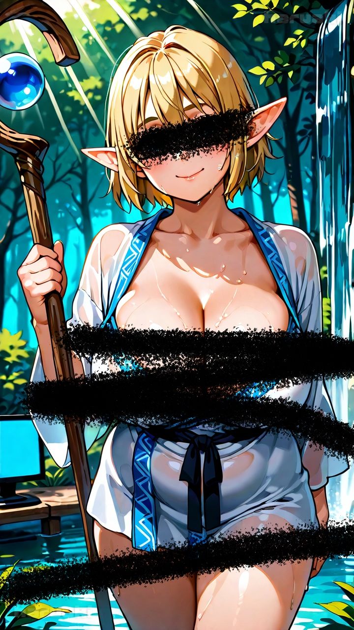 Vol.9 ゲームの中で金髪爆乳エルフになってエロエロ性活 サンプル画像 2