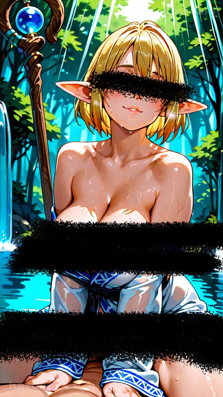Vol.9 ゲームの中で金髪爆乳エルフになってエロエロ性活 サンプル画像 5