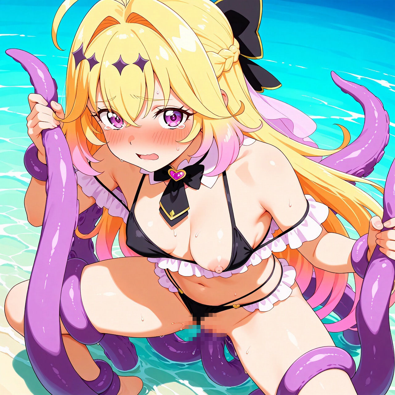 Fan fiction キュ〇アルカナ・シャ〇ウ 触手|きゃらめる サンプル画像 4