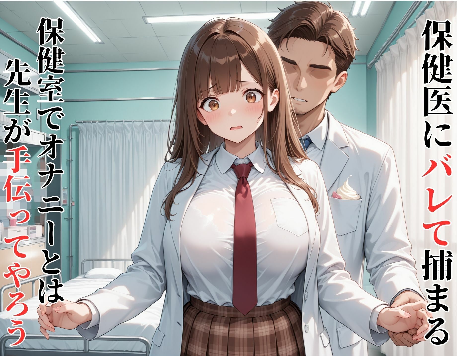 敏感体質な女子校生、保健室オナニーがバレて、保健医にイかされまくり即堕ちする話｜みちみちソフト サンプル画像 2