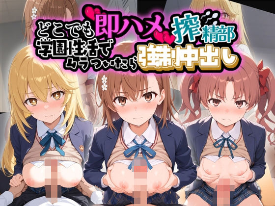 どこでも即ハメ搾精部 〜学園性活はでムラついたら強●中出しwww と〇る科学の超電磁砲｜ぷにぷに保育園