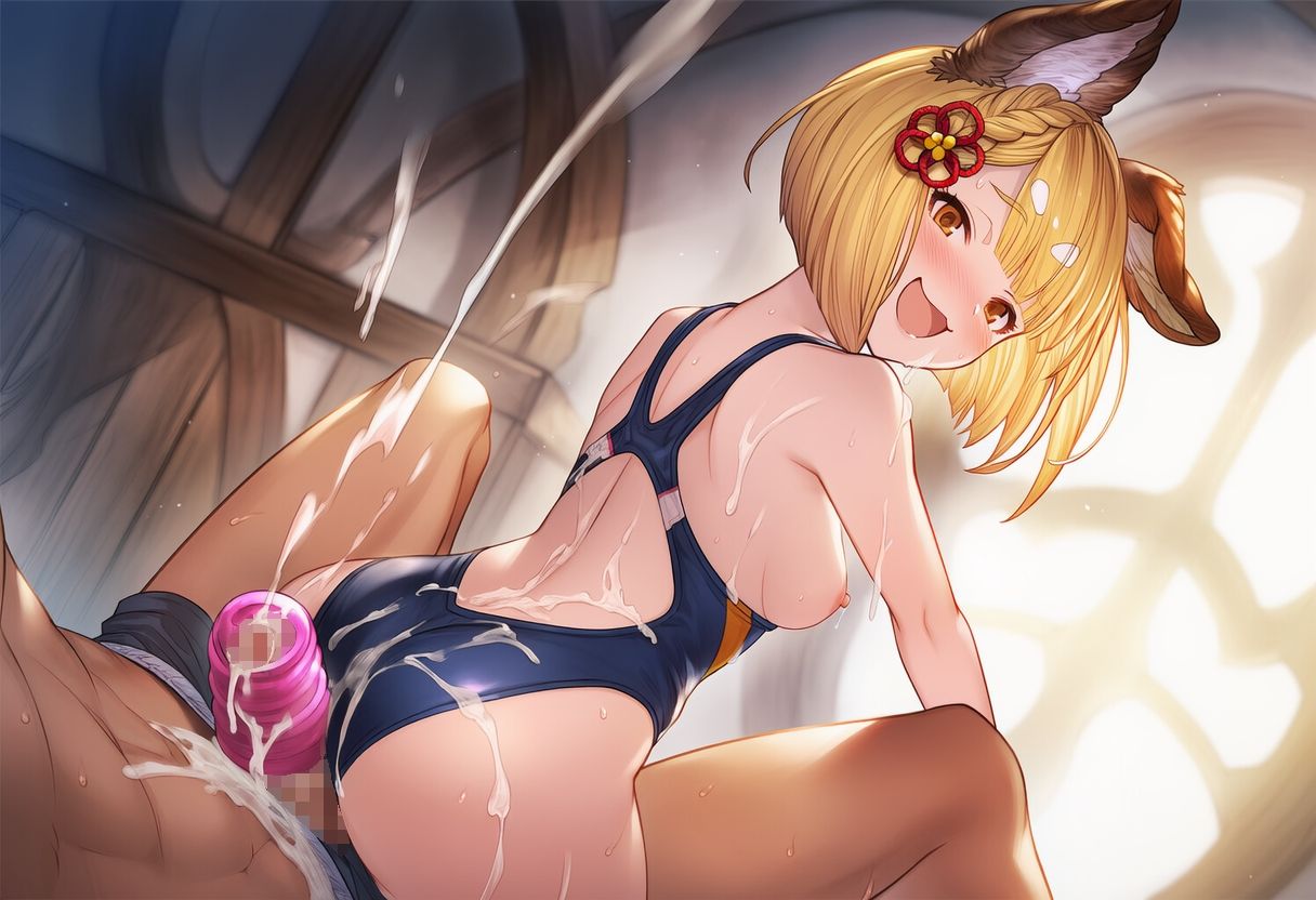 煩悩を搾り取るCG集（競泳水着編）｜競泳少女 サンプル画像 9
