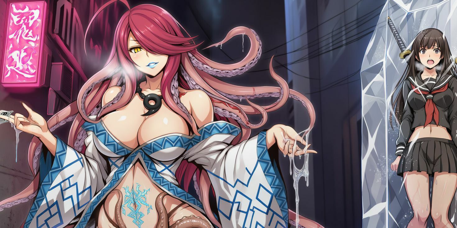 アツイミゾレ〜退魔剣士の完全妖魔化悪堕ち〜｜かしわぎ サンプル画像 9
