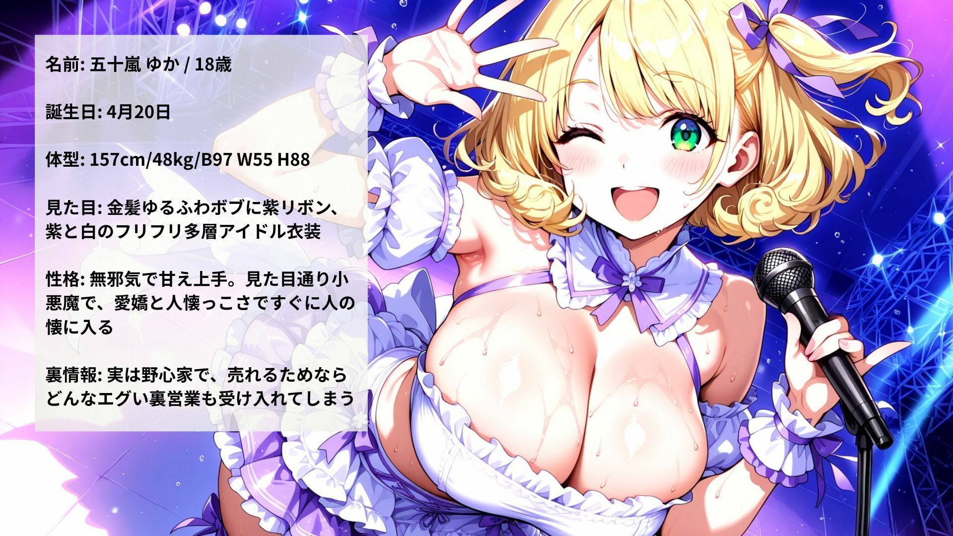 巨乳地下アイドル裏営業〜ステージ後汗だくセックス流出映像〜|月見どらいばー サンプル画像 7