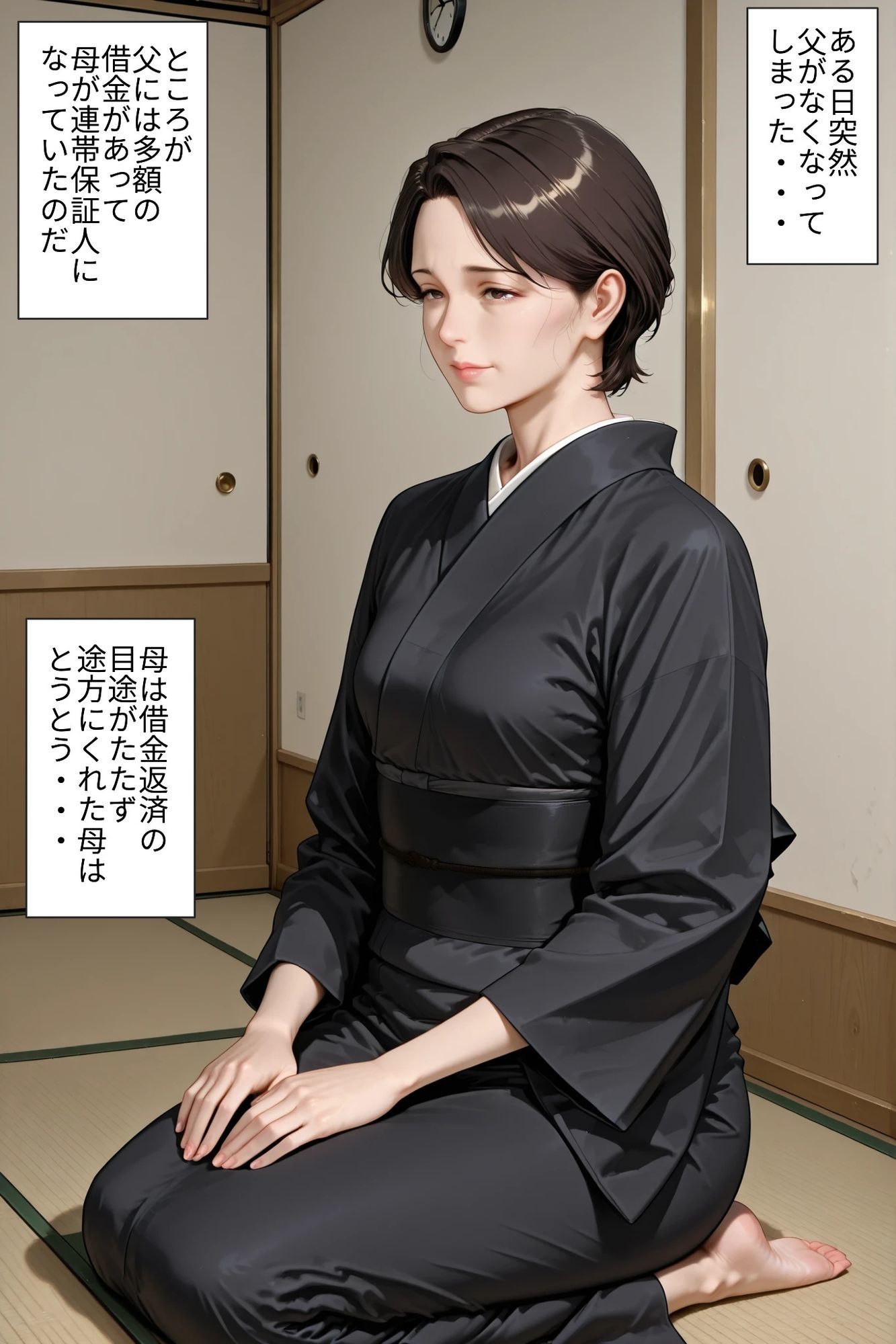 社長夫人の母がAV落ち？〜巨根黒人軍団の無限輪●〜｜官能ラボ サンプル画像 2