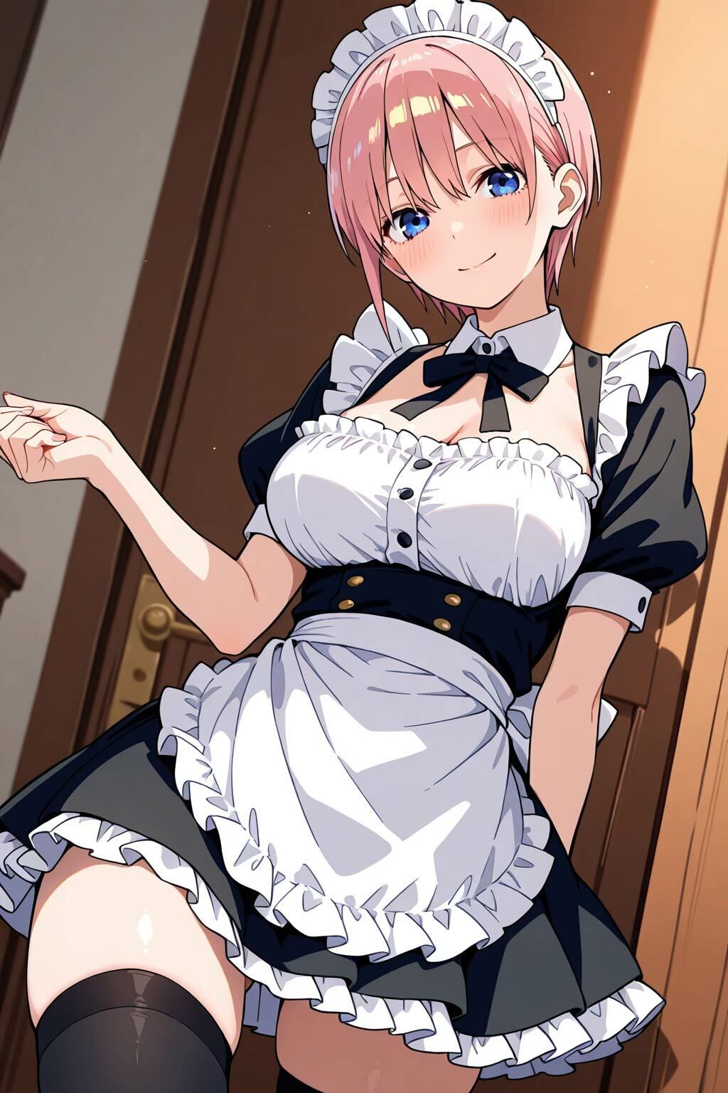 メイド姿の一花ちゃんが可愛すぎた件|ペペチー愛好家 サンプル画像 1