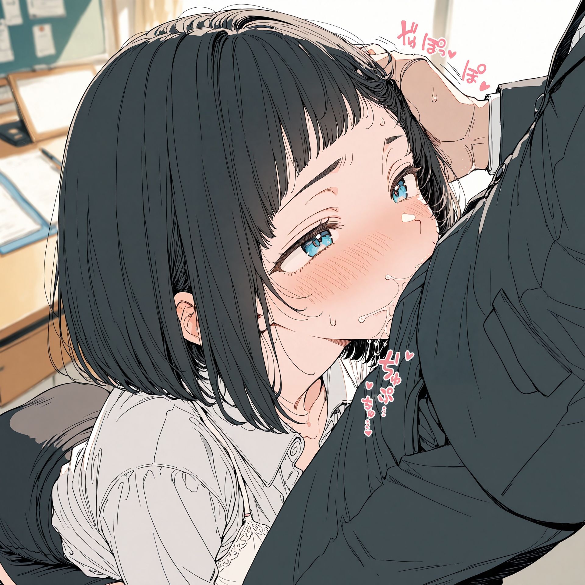 新卒OLと二人きりのオフィス…恥じらいながらも愛し合うイチャラブ生中出し！【2キャラ/全500P】｜アチアチポンカン サンプル画像 1