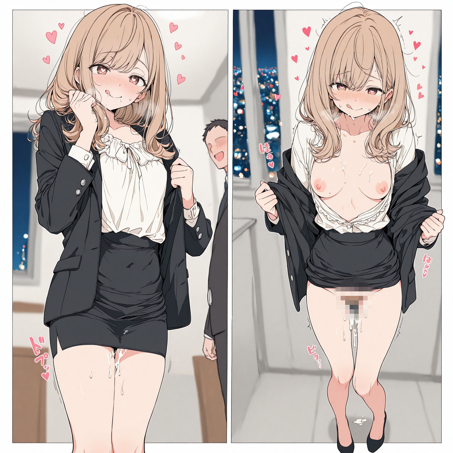 新卒OLと二人きりのオフィス…恥じらいながらも愛し合うイチャラブ生中出し！【2キャラ/全500P】｜アチアチポンカン サンプル画像 7