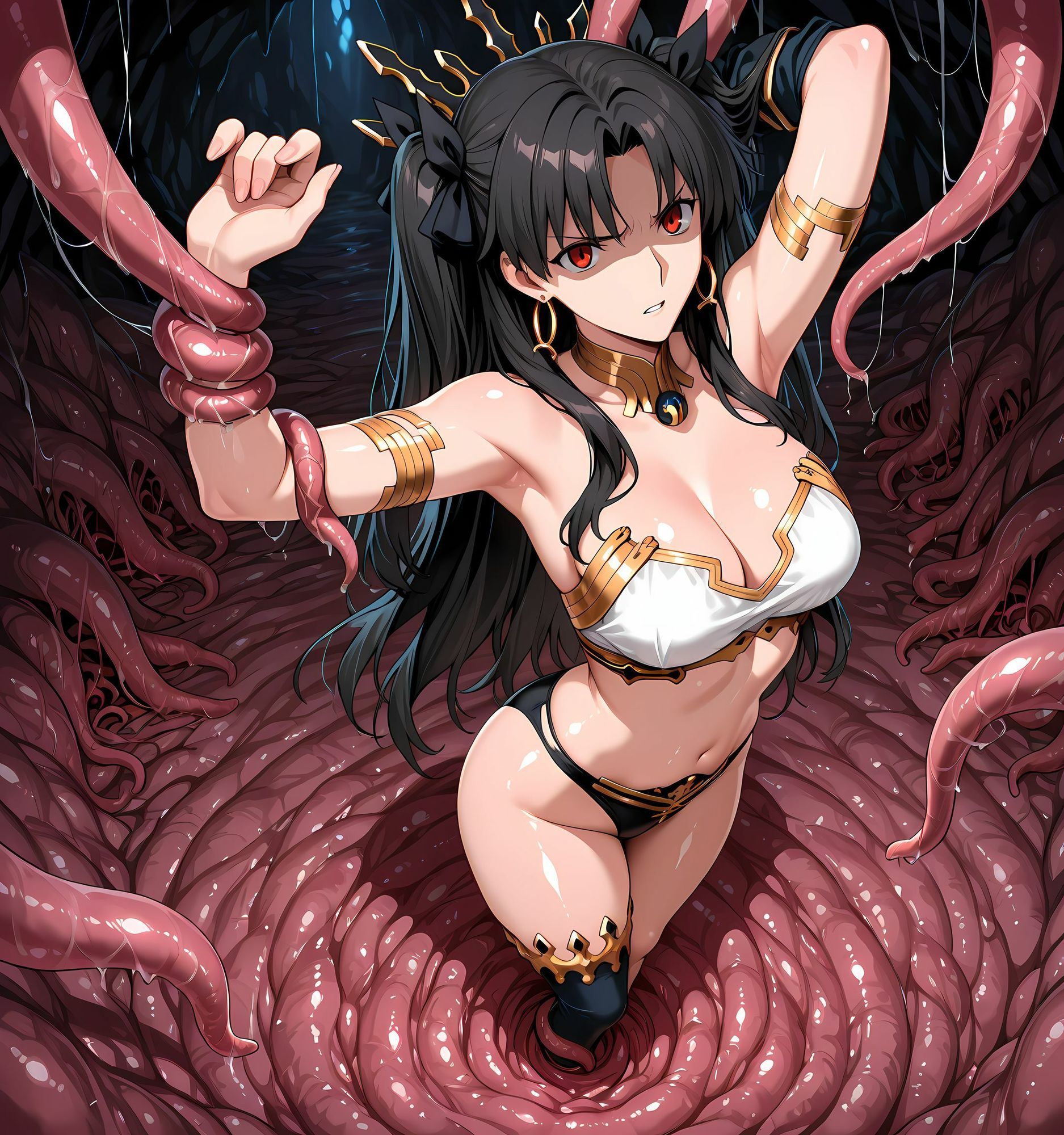 イシュタル洗脳丸呑み悪堕ち〜淫魔化搾精〜｜ochiruevil サンプル画像 3