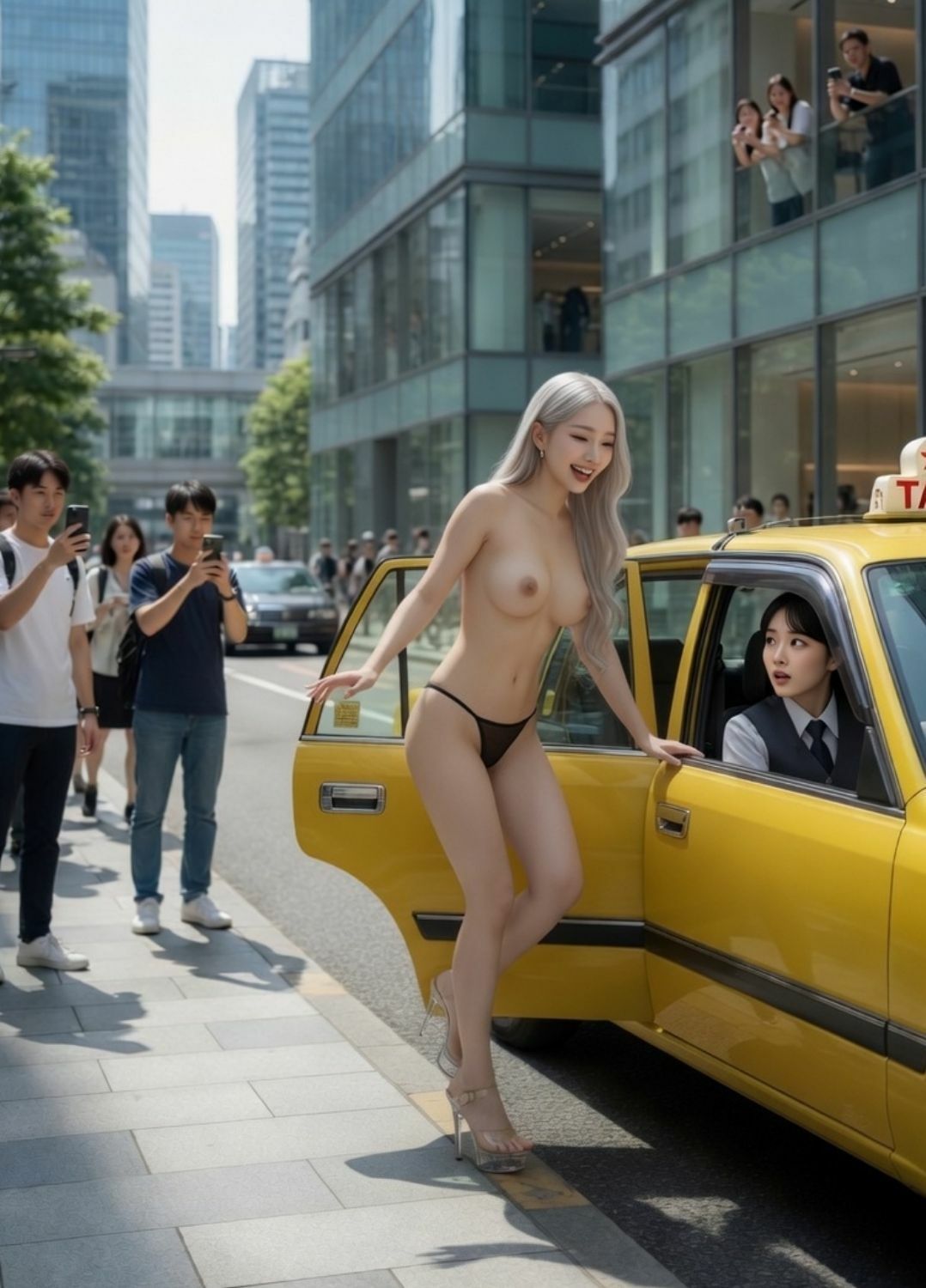 ヌード・アンド・デート:3人の美女があなたとヌード・アンド・デート｜くらたAIオフィス サンプル画像 5