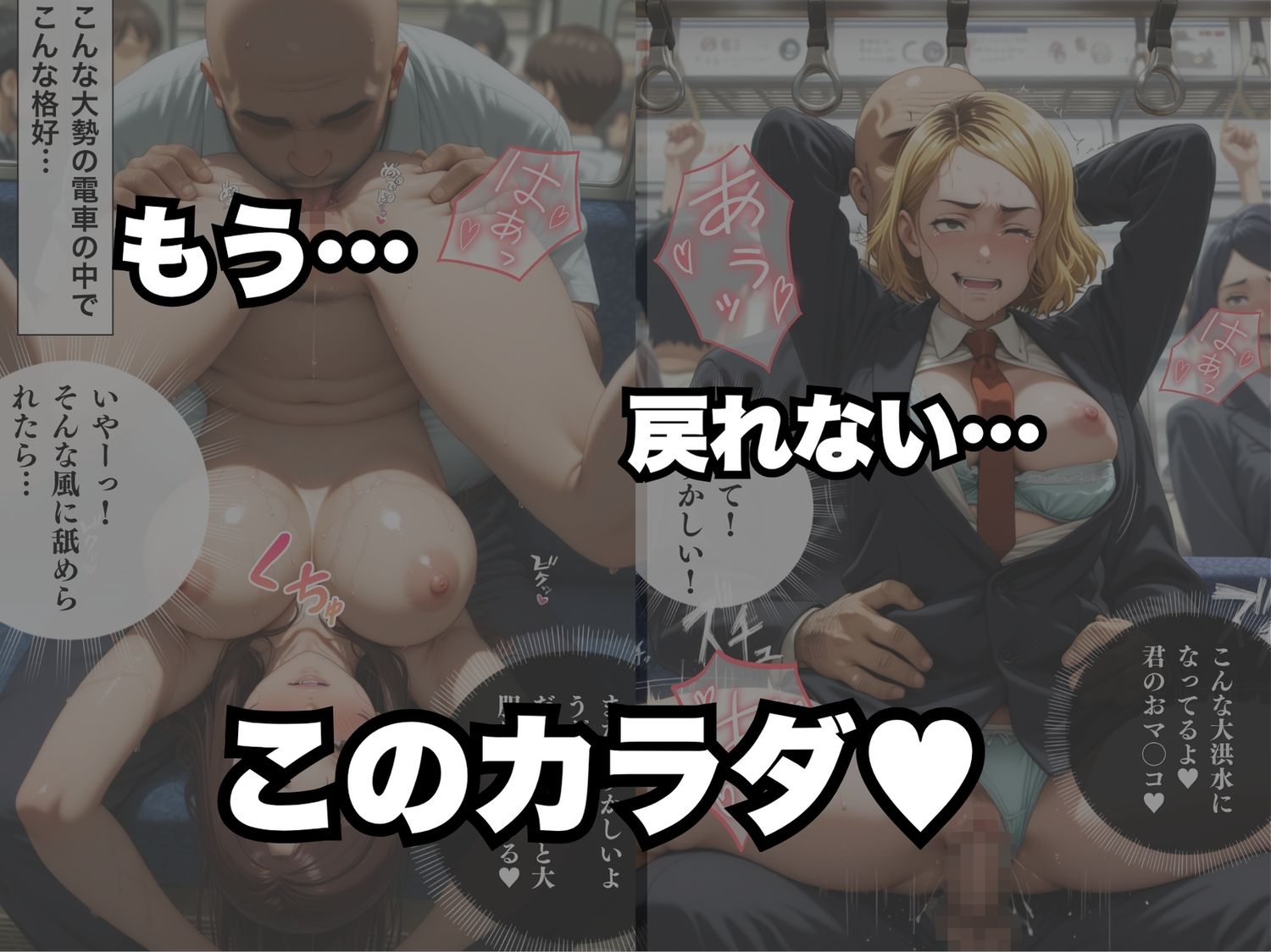 イヤッ！痴●電車から降りられない〜呪●廻戦編〜｜たい3 サンプル画像 5