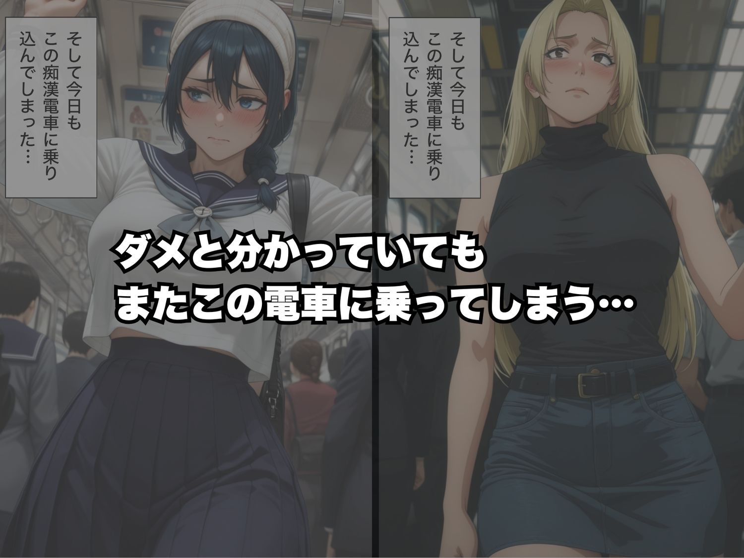 イヤッ！痴●電車から降りられない〜呪●廻戦編〜｜たい3 サンプル画像 6