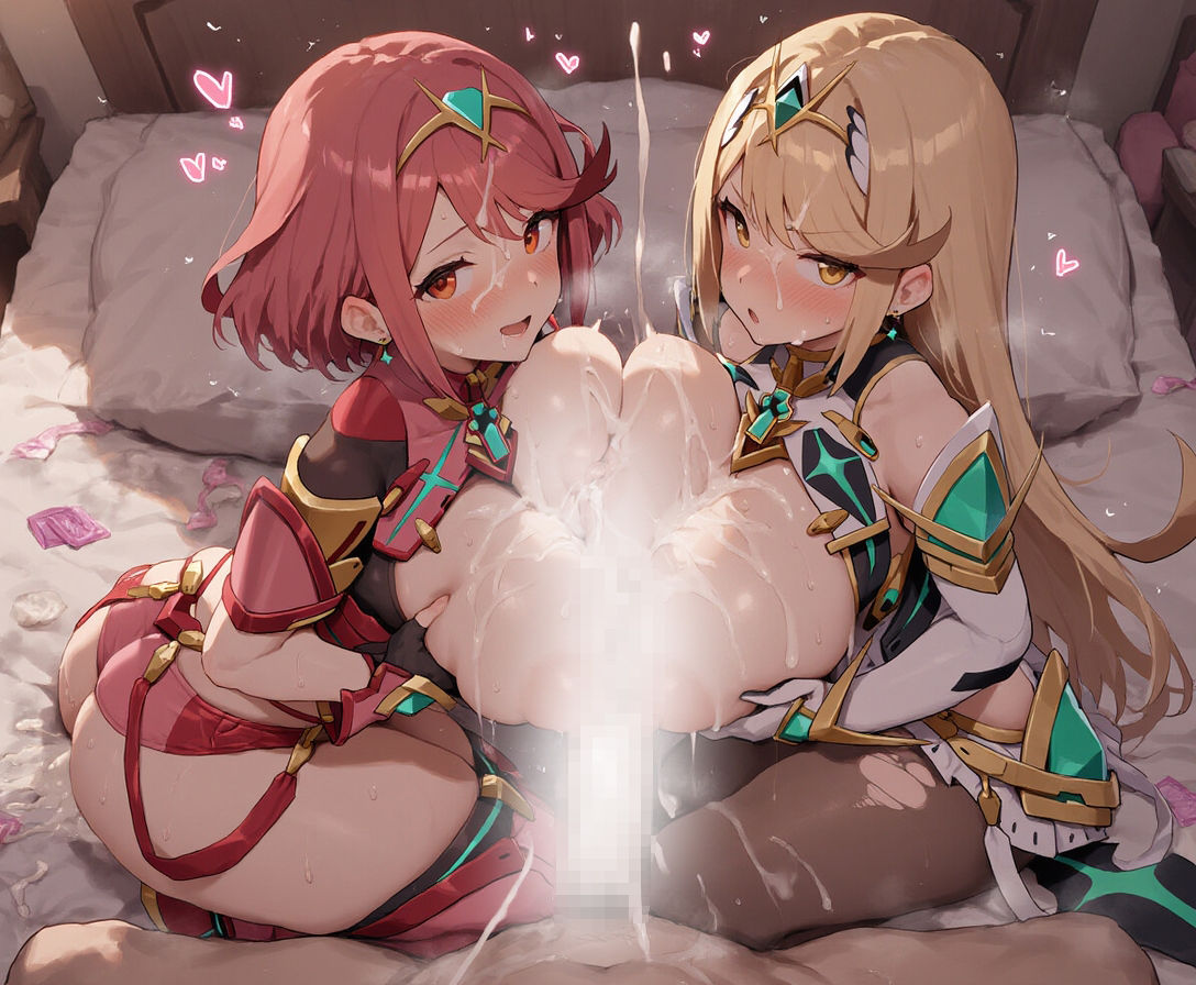 ホ〇ラ＆ヒ〇リさんとエッチして孕ませるだけのCG集｜乃米琉 愛衣 サンプル画像 10