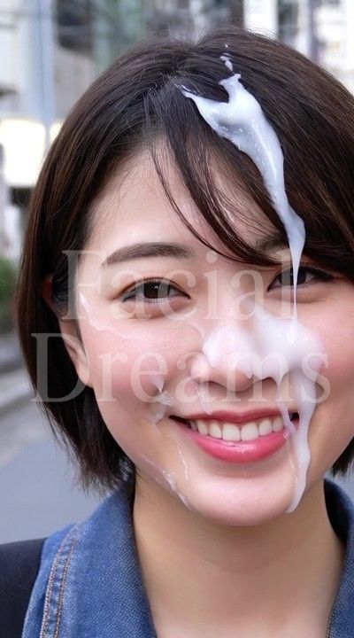 屋外顔射美女150人|FacialDreams サンプル画像 5