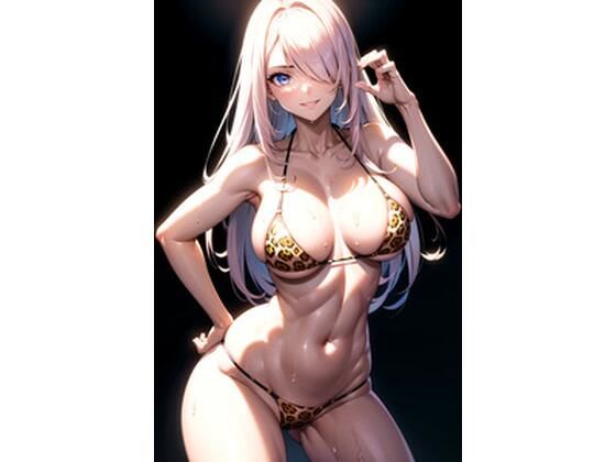 ヒョウ柄水着イラスト集_part1｜もーやんセレクト