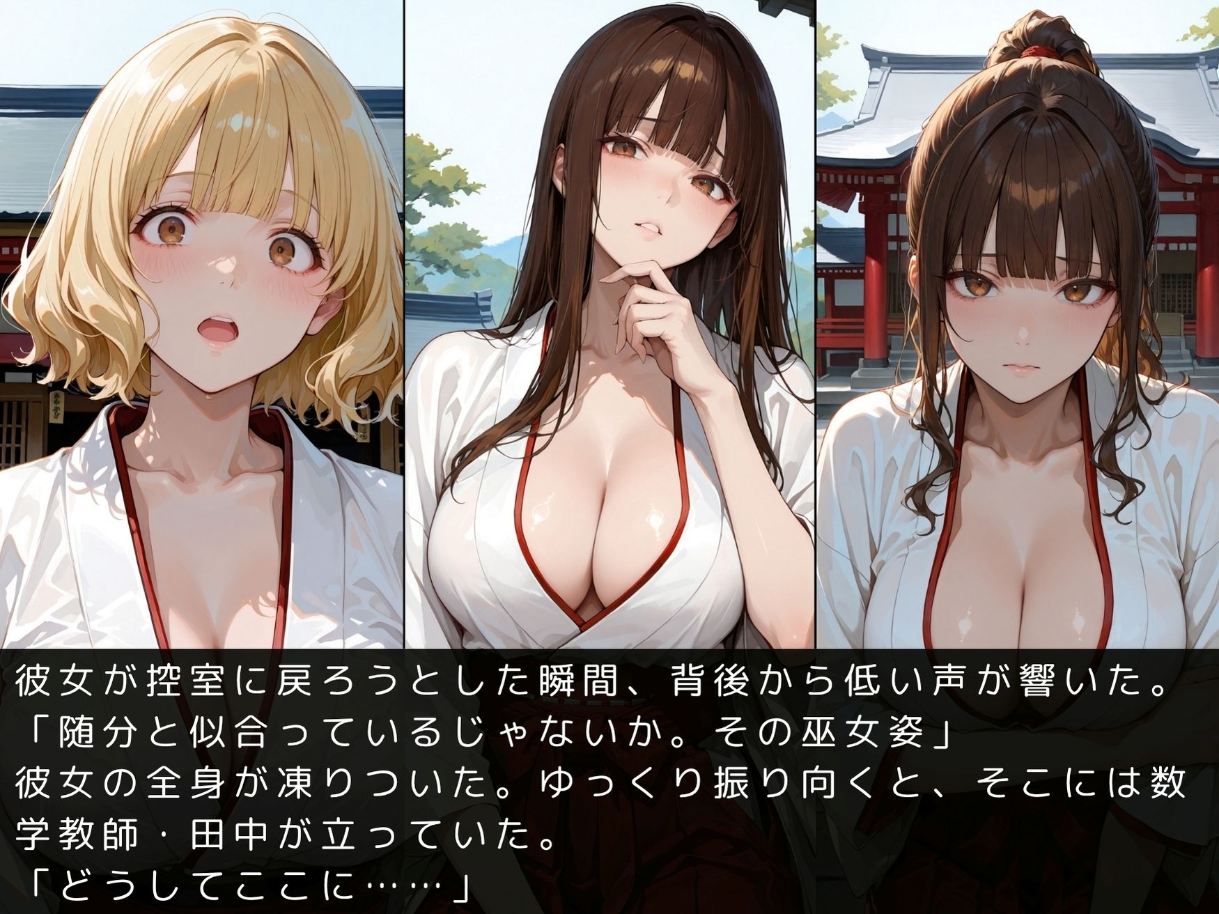 放課後の性指導〜禁断の記録〜巫女編〜Vol.2｜mapuememaru サンプル画像 6
