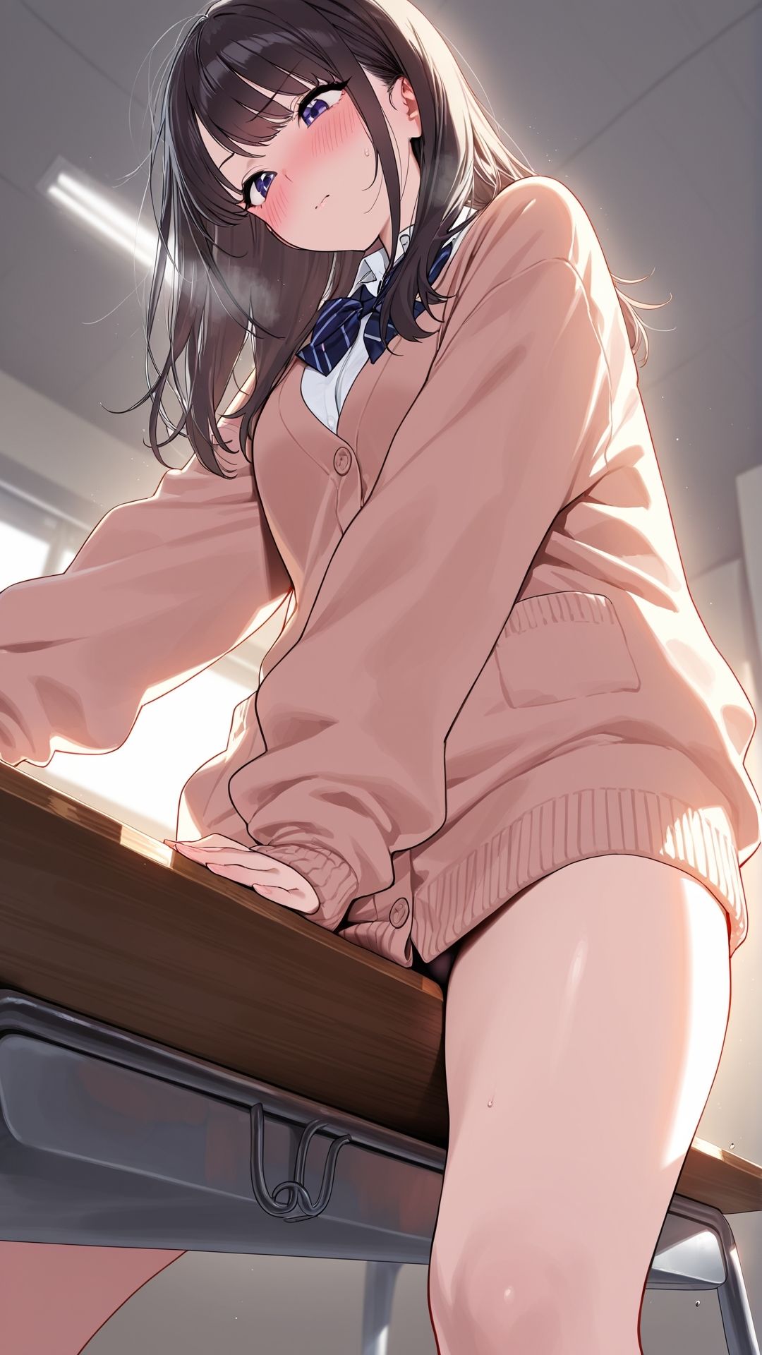 【角オナニー動画】きもちいい角を見つけちゃった女の子たち12本〜パート（7）〜セーラー服とブレザーの女の子たち｜ホワイトクラブ サンプル画像 5