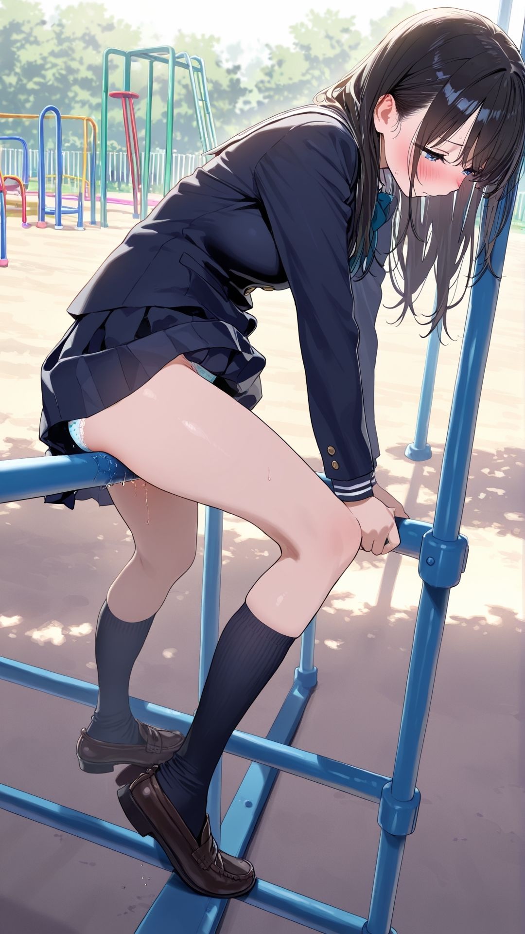 【角オナニー動画】きもちいい角を見つけちゃった女の子たち12本〜パート（7）〜セーラー服とブレザーの女の子たち｜ホワイトクラブ サンプル画像 7