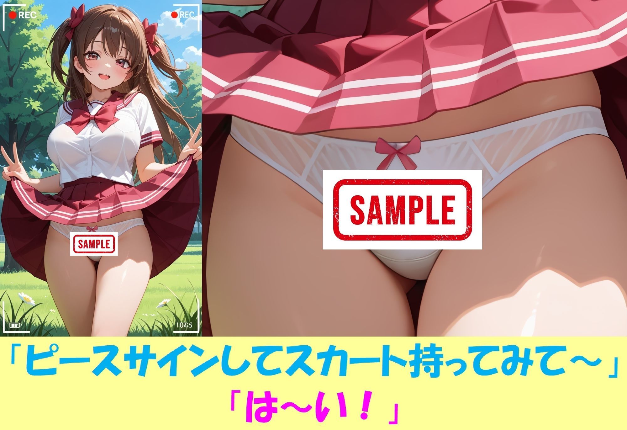 現役JKが撮影会でパンチラを撮られ生涯オカズ化3―魔法少女に変身してご奉仕―｜JK・JC愛好会 サンプル画像 2