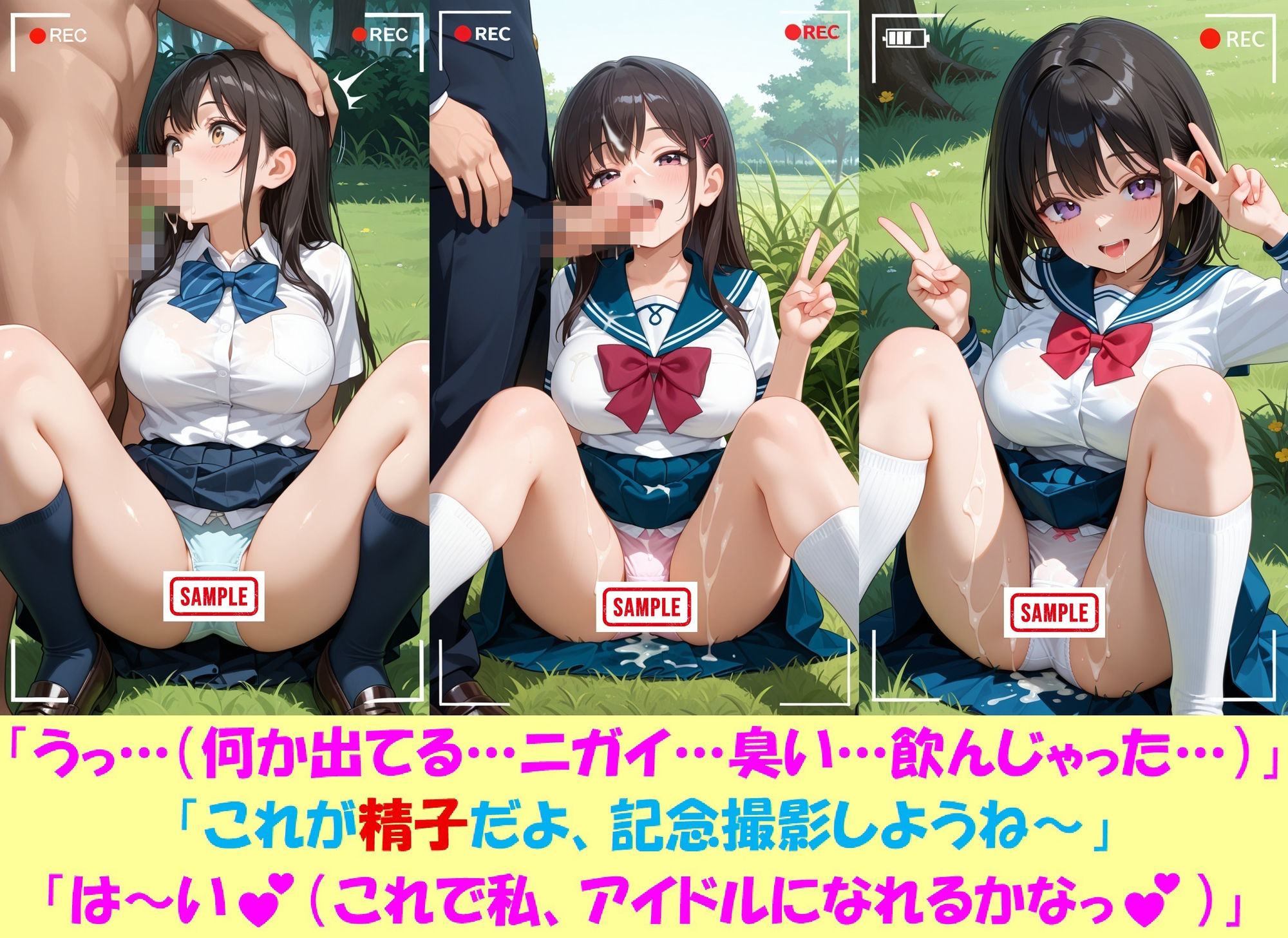 現役JKが撮影会でパンチラを撮られ生涯オカズ化3―魔法少女に変身してご奉仕―｜JK・JC愛好会 サンプル画像 10
