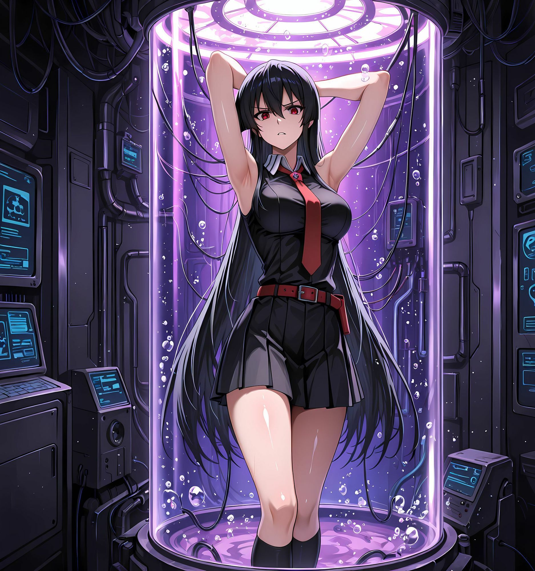 アカメ洗脳機械姦・悪堕ち孕ませ｜ochiruevil サンプル画像 3