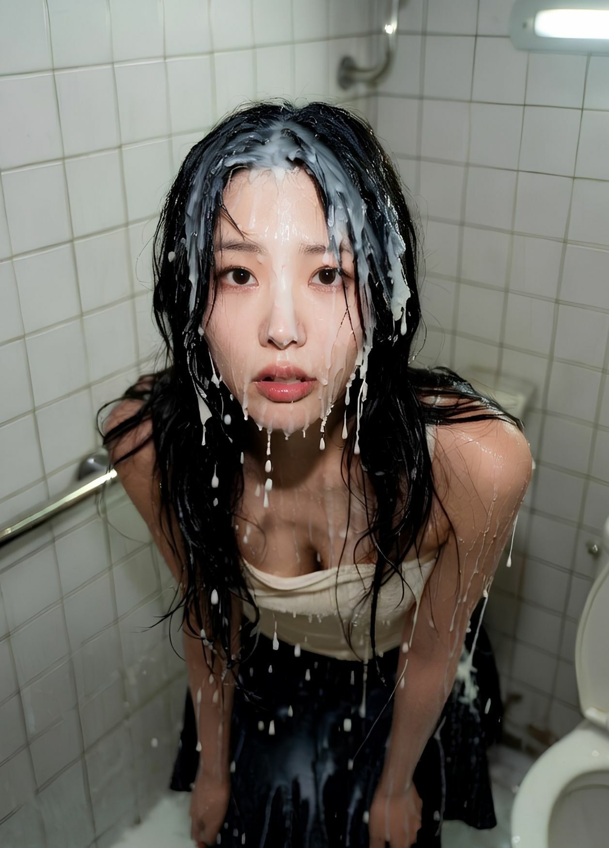トイレで激射。|くらたAIオフィス サンプル画像 10