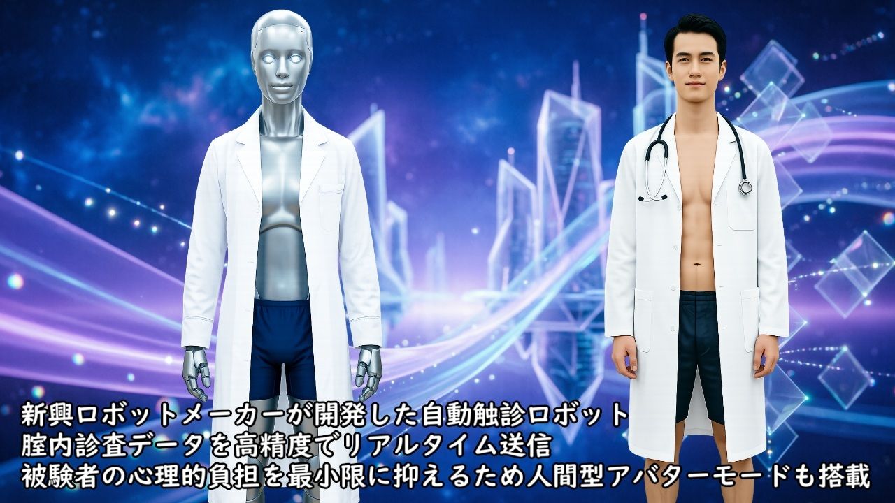【動画流出】AI産業医の新人OL膣内挿入診断｜AI IMEKURI サンプル画像 7