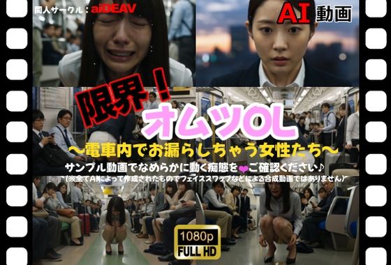 限界！オムツOL 〜電車内でお漏らししちゃう女性たち〜｜aiDEAV