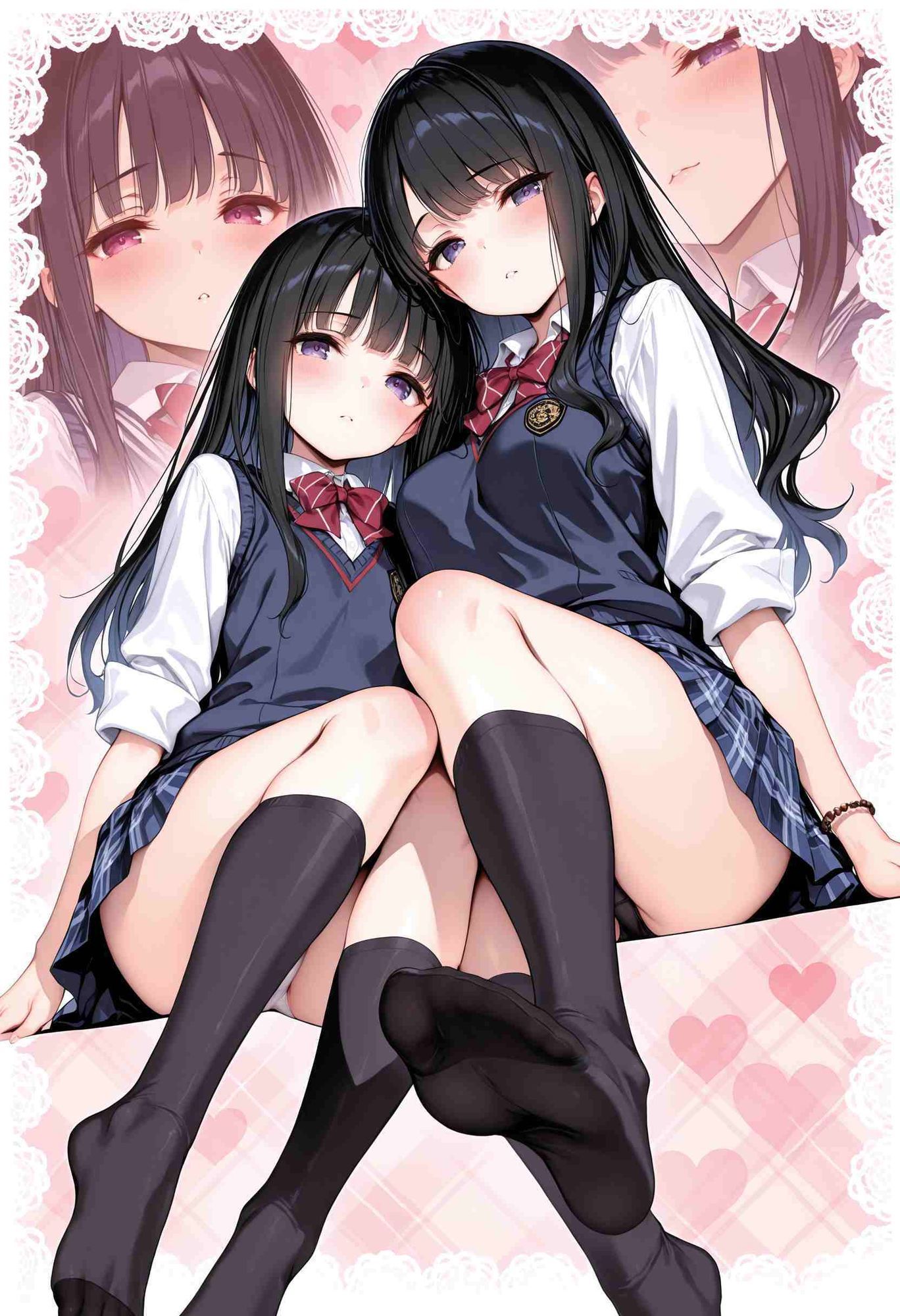 雨宮姉妹はおじさんの性処理おもちゃ|無口ちゃん サンプル画像 1