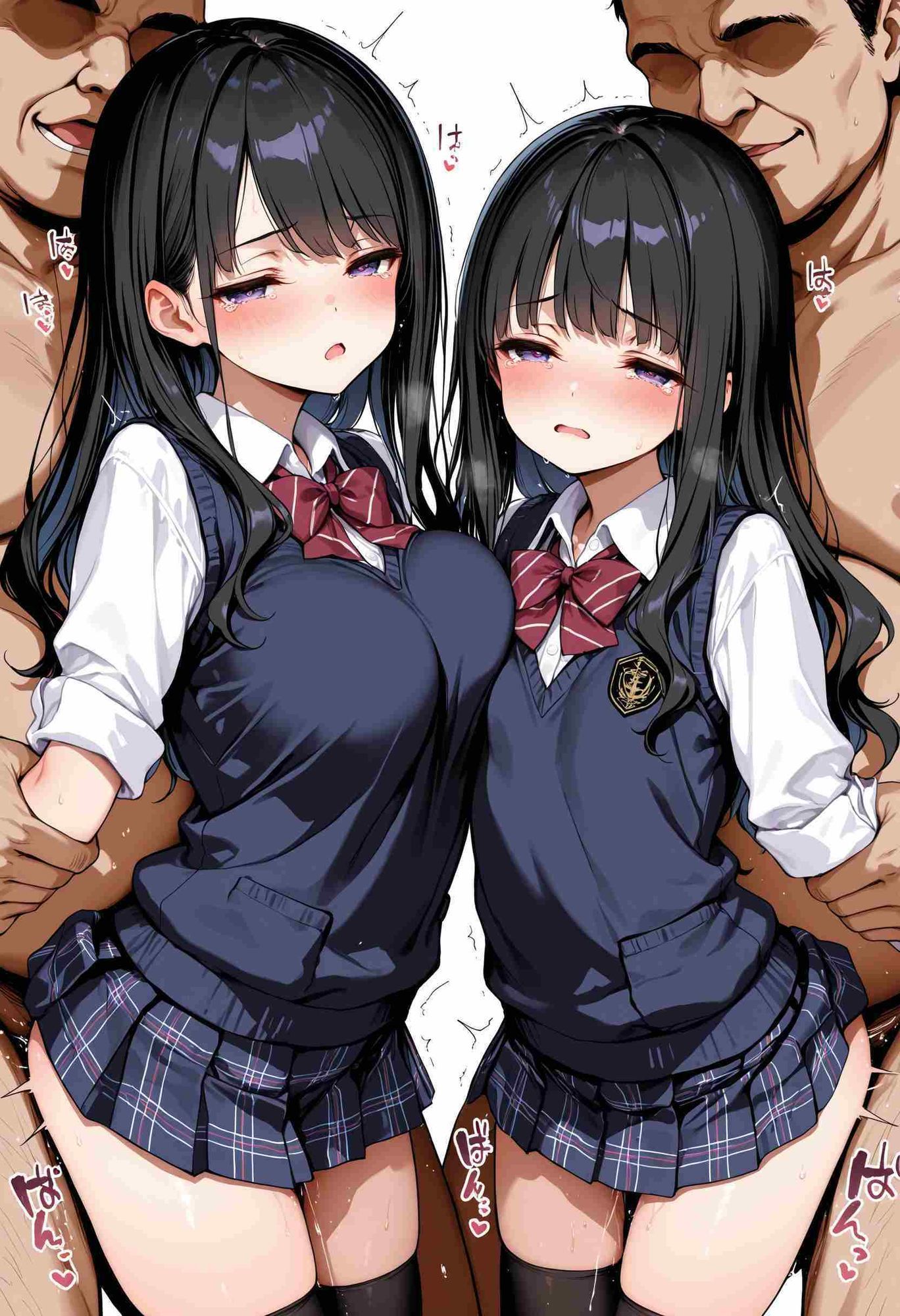 雨宮姉妹はおじさんの性処理おもちゃ|無口ちゃん サンプル画像 3