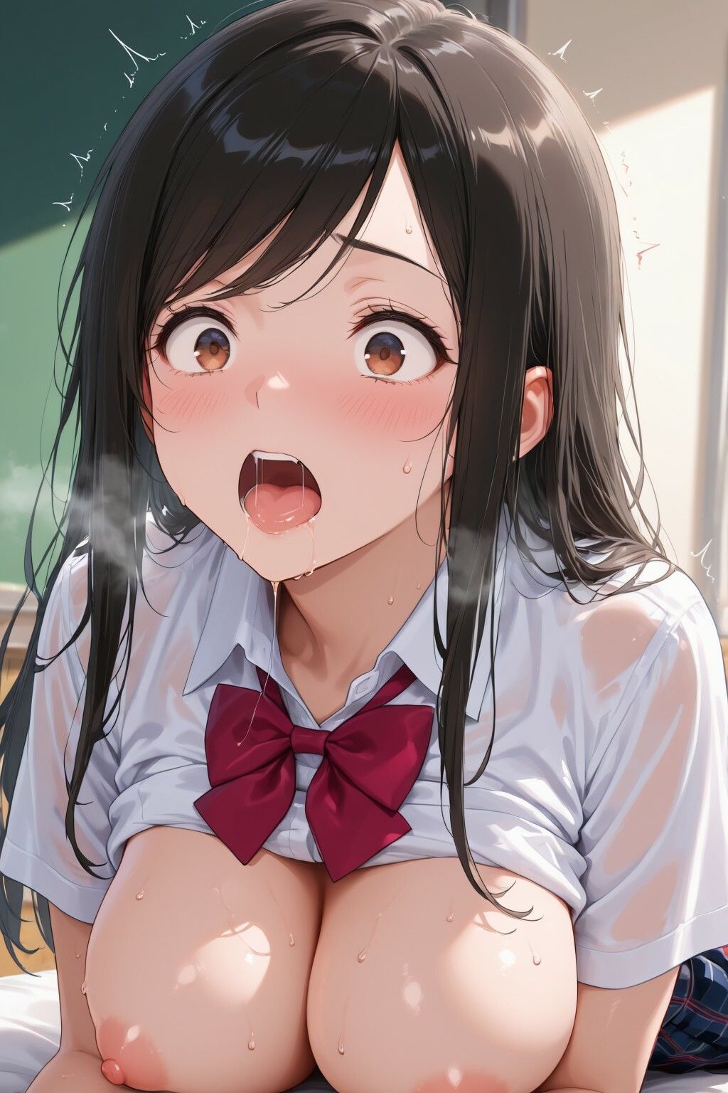 女子校生快楽堕ち 〜学校一のデブ教師による性指導〜｜チチモリ堂 サンプル画像 10