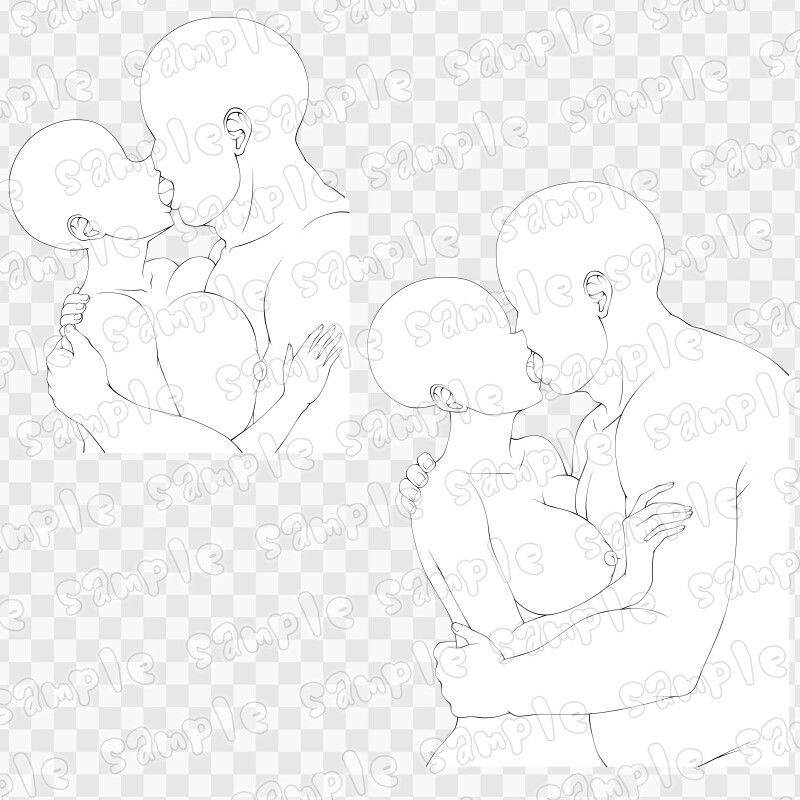 線画素材集［手］110｜ART111 サンプル画像 2