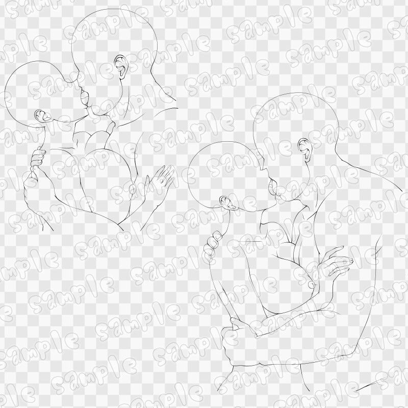 線画素材集［手］110｜ART111 サンプル画像 3