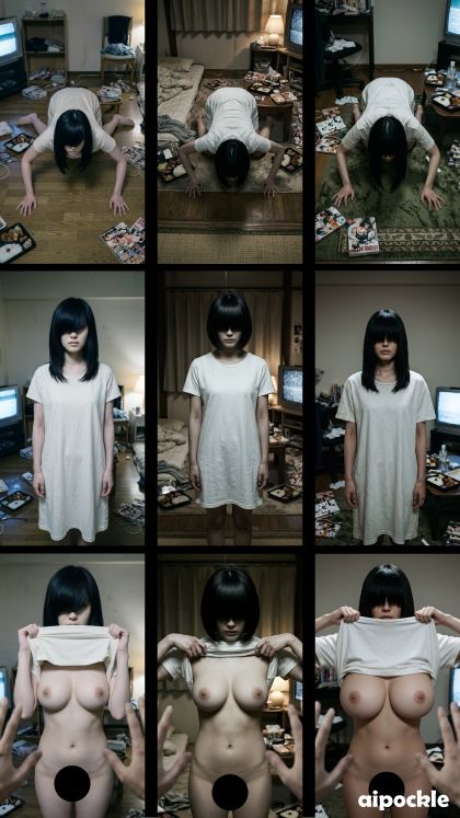 悪霊女のおっぱい、揉みまくり動画集。｜aipockle サンプル画像 2