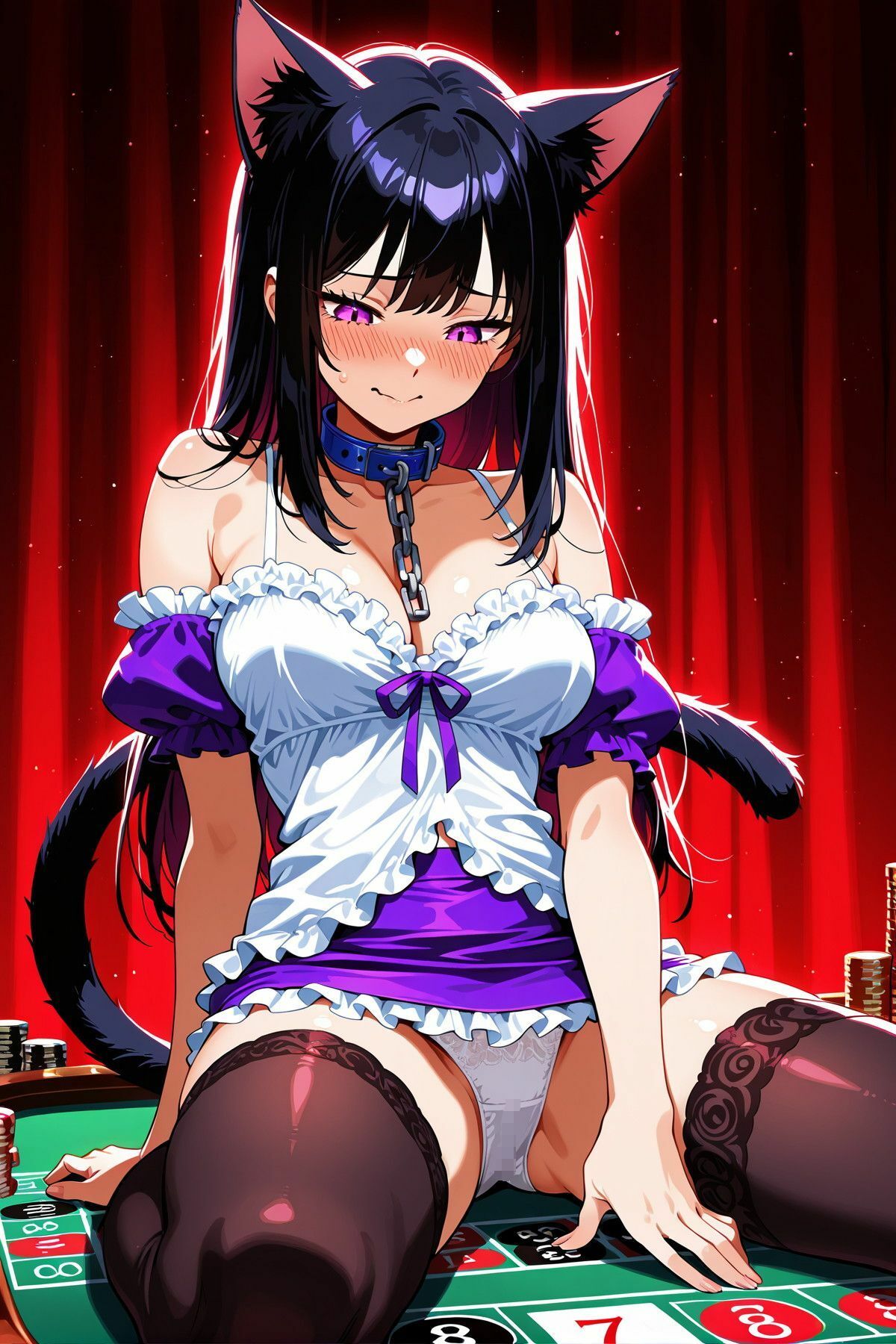 裏ペット倶楽部  なまいき猫と怖がりウサギ｜2次元美女フェチ サンプル画像 6