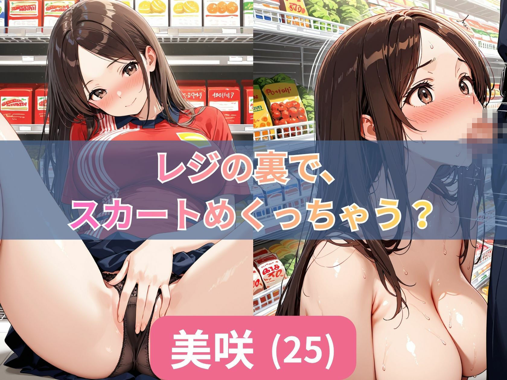 バイト先のはち切れ爆乳主婦4人と汗だくセックスする本｜おかず缶 サンプル画像 8