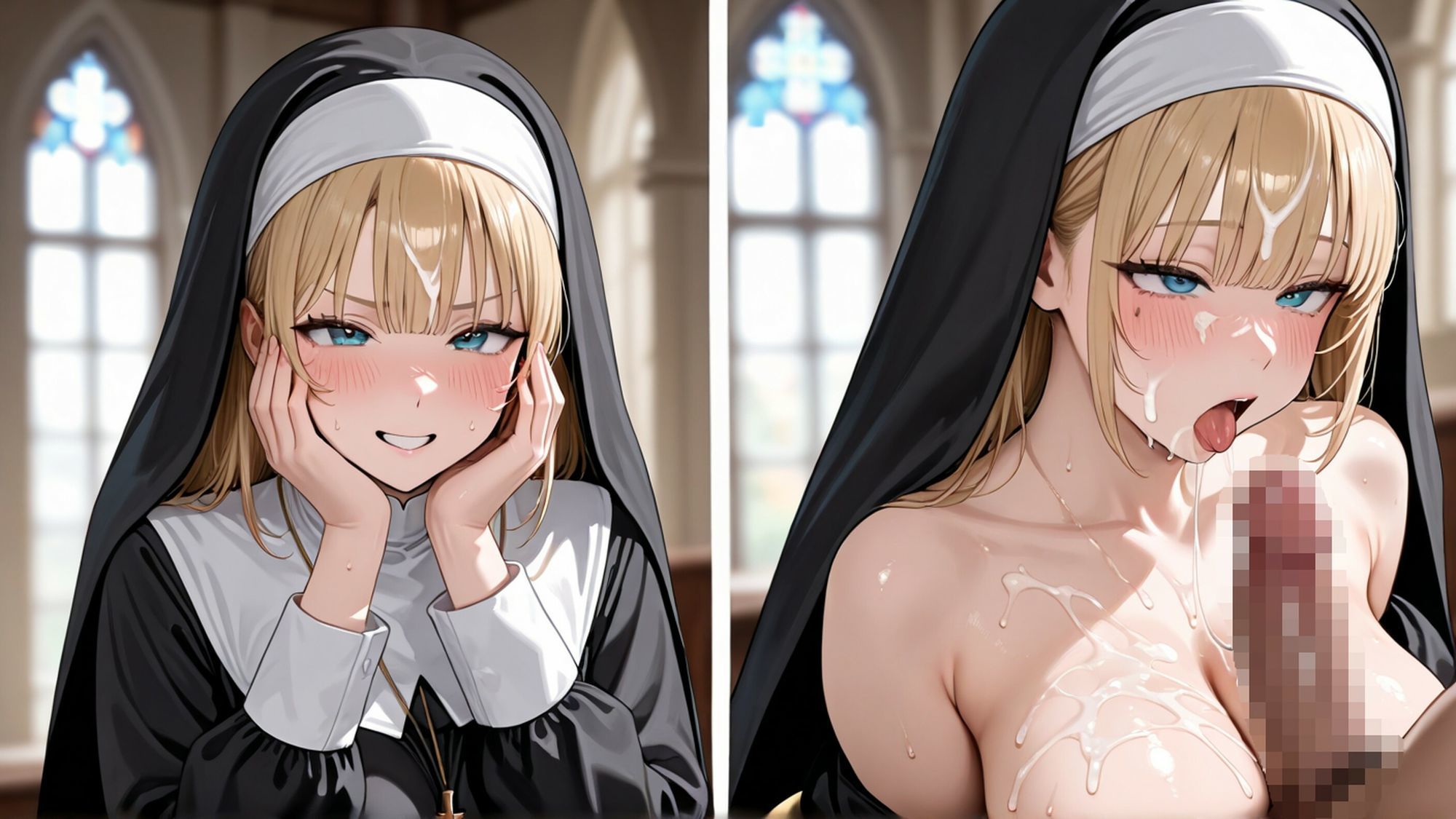 ぶっかけ修道女|画狂Z サンプル画像 5