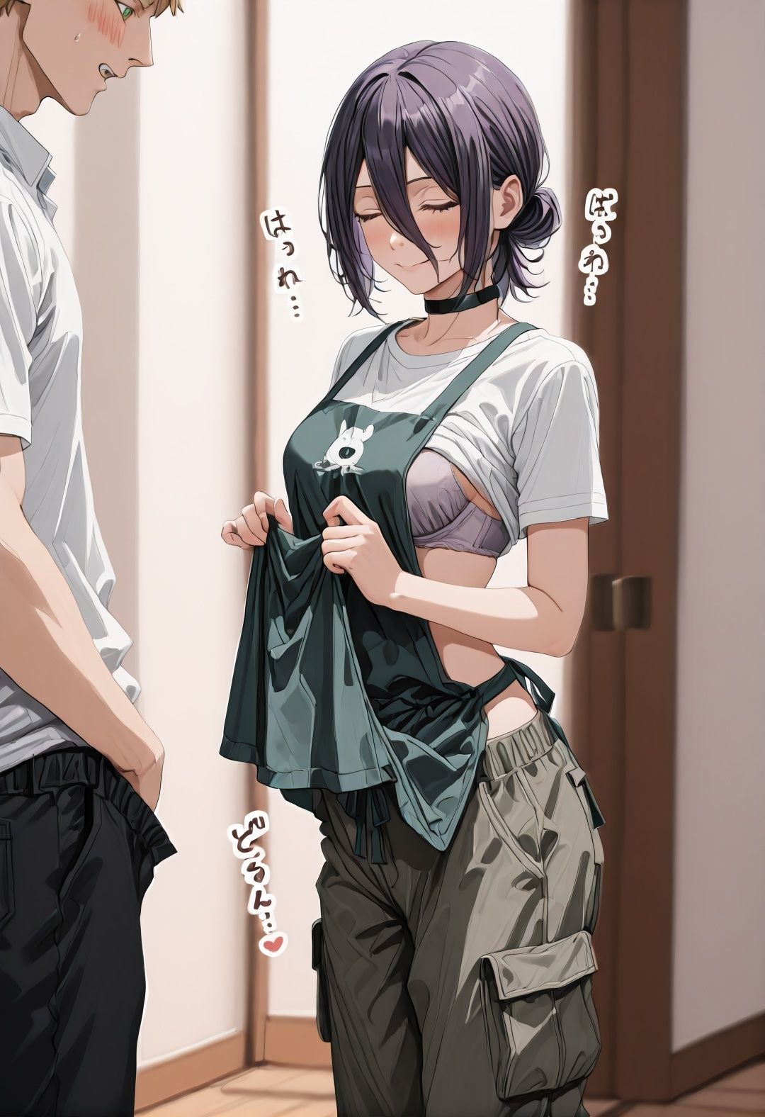 図書館でレ〇が変態プレイに堕ちるチェン〇ーマンパロディ チョーカー美女の妊娠羞恥と白濁まみれ244枚｜ありす工房 サンプル画像 3