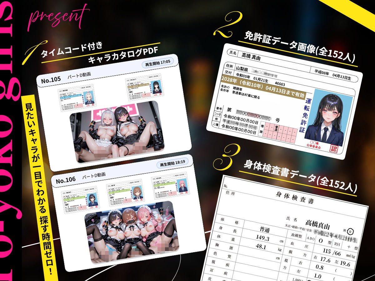 トー横地雷系メンヘラ女子! 承認欲求まみれで愛に飢えた泥沼SEX152連発!【146分】｜なめらか動画部